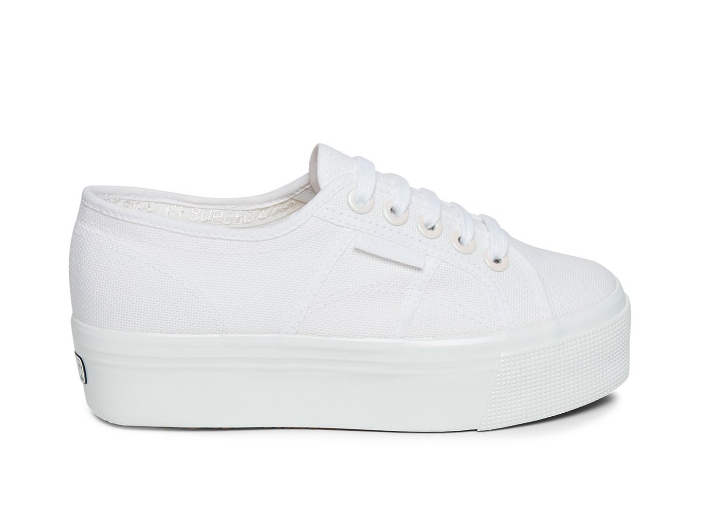 Espadrille Feminino Branco - Superga 2790 Cotw Bigeyelets - UBAQV-6983